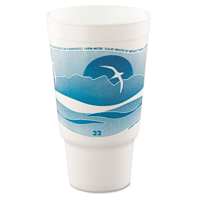 Dart 1000-Count 16-oz White Eps Foam Disposable Cups