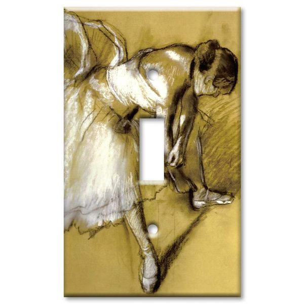 Art Plates - Degas: Dancer Adjusting Shoe Switch Plate - Single Toggle