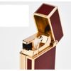 Retro Narrow Edition Flint Kerosene Lighter,Soft Flame,Gift (Black Square)