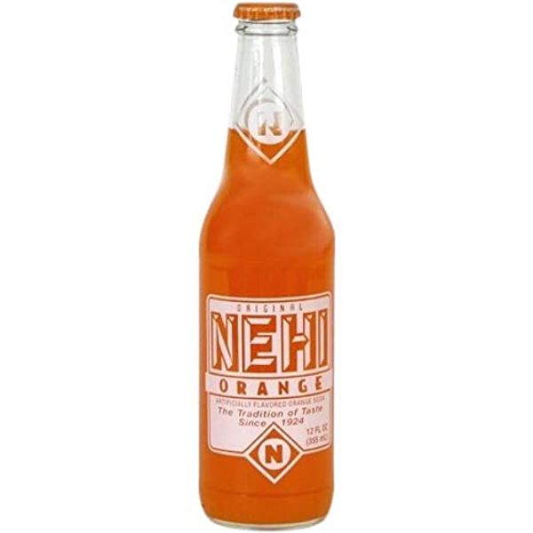 Nehi Orange Soda, 12 Ounce (12 Glass Bottles)