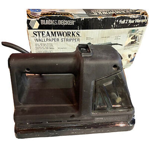 Black & Decker Steamworks Wallpaper Stripper Steamer 1200 With Manual In Box