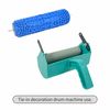 Nichiyo 7'' Decorative Paint Roller with Patterns for DIY Wall Decoration Texture Roller for Home Art Projects(EG324C)