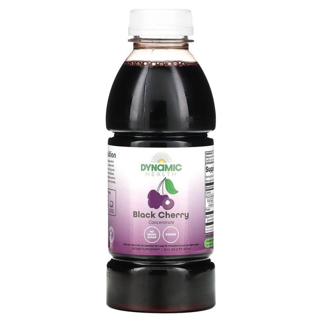 Dynamic Health Black Cherry Cherry Concentrate 16 473ml, 16 fl oz