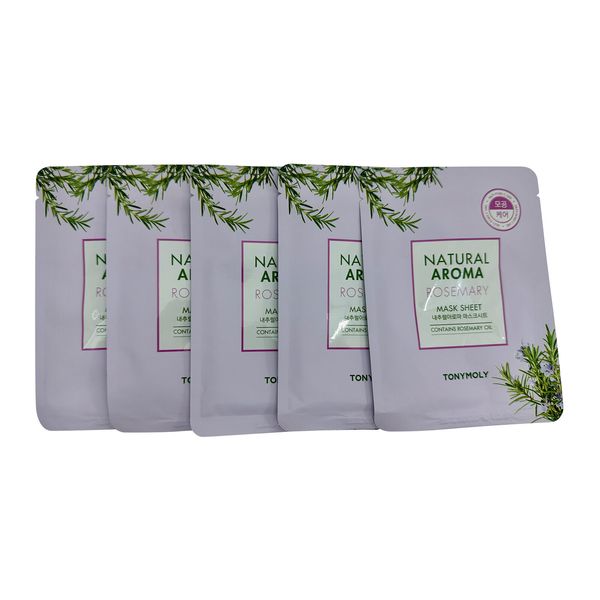 TonyMoly Natural Aroma Rosemary Hydrating Mask Sheet Set of 5