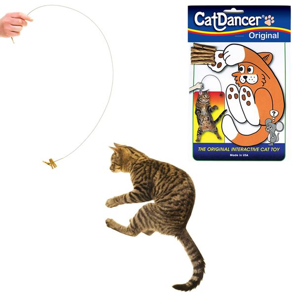 Cat Dancer Products 101 Interactive Cat Toy, Brown