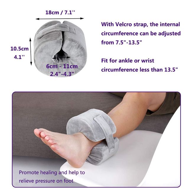 Foot Elevation Pillow Elevating Leg Rest Ankle Protector Foot Leg Support  Pillow Broken Ankle Donut Foam Foot Elevator Cushion Heel Pillows  Protection