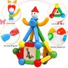 Magnetic building blocks - 48PCS educational learning, motricity and creative, Mobile or fixed magnetic construction