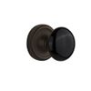 Nostalgic Warehouse Classic Rosette Black Porcelain Door Knob
