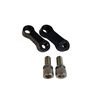 Motorbike Mirror Extenders M10 Thread with Right Side Reverse Rotation 6cm long - PAIR