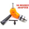 Angle Adaptor Metal Gear 90 DEGREE Right Angle Drill Attachment 3/8" Chuck NEW