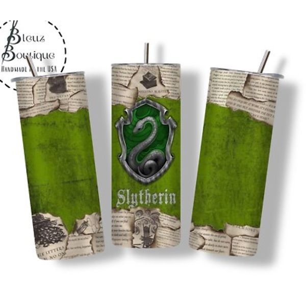 Harry Potter Hogwarts Slytherine Hot/Cold Thermal Stainless Steel 20 OZ Tumbler