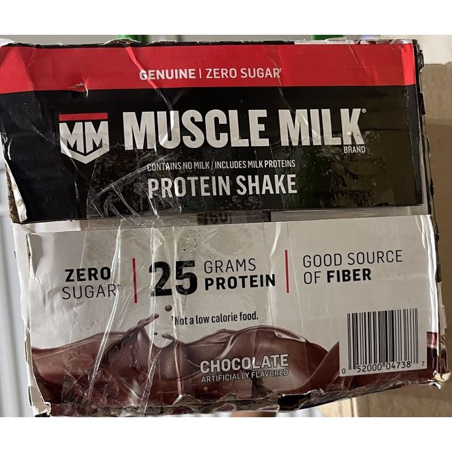 Muscle Milk Genuine Protein Shake Chocolate, 11 fl oz, 18-pack