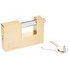 Kasp 170 K17090D Mono Brass Block Lock, Multicolor, 90 mm