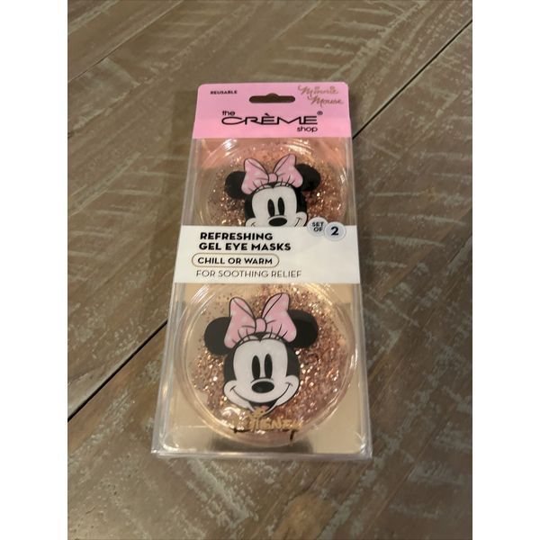 The Creme Shop Minnie Mouse Refreshing Gel Eye Masks for Chill or Warm