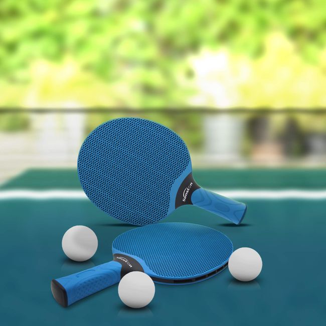 Raquette de Ping Pong Professionnel Set, 4 Raquette de Tennis de