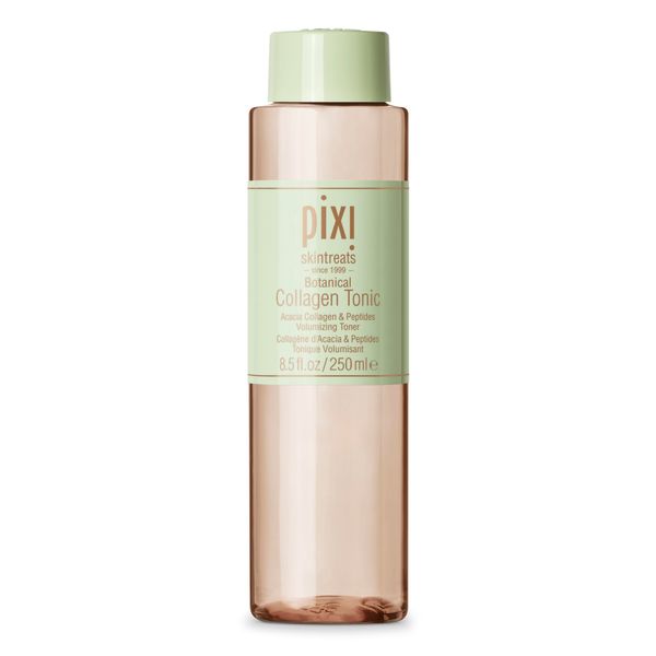 Pixi Botanical Collagen Tonic, Volumizing & Hydrating Toner, Enhanced with Peptides & Botanicals to Firm & Revitalize, Alcohol-Free Daily Moisturizing Toner, 250 ml / 8.5fl oz