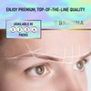 BRAWNA 2 Pack Pro Inked Mapping String for Brow and Lip Measuring - Color - Pink and White