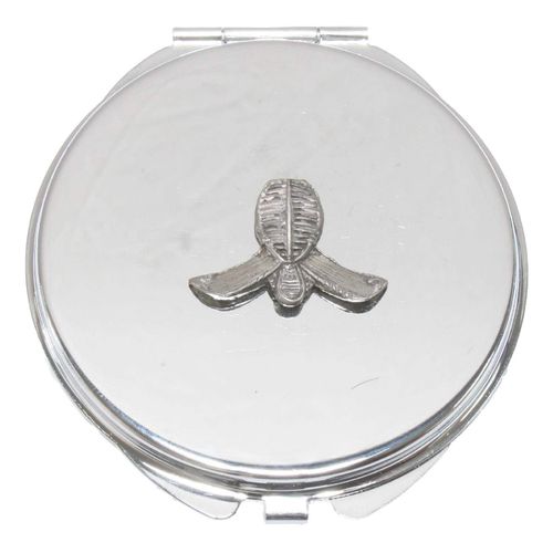 Fencing Mask Compact Mirror Handbag Gift With Free Engraving 125