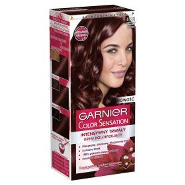 GARNIER - COLOR SENSATION - Permanent hair color cream - 4.15 Icy Chestnut