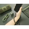 Owltech Smartphone Strap, Hand Strap, Mobile Phone Strap, Wrist, Reflective Material Braid, Stylish, khaki/orange
