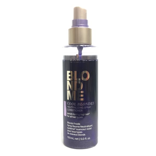 Schwarzkopf BlondMe Cool Blondes Neutralizing Spray Conditioner, 5.0 oz
