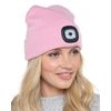 Undercover Ladies Rechargeable Beanie LED Light Hat GL1075 Pink