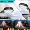 Waterproof LED Yard Light 100W LED Barn Light With Photocell Security Floodlight