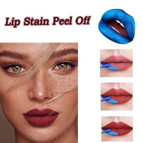 Peel Off Lip Liner Stain,Fodera per Labbra a Lunga Durata, Impermeabile e Altamente Pigmentata,3pezzi Nutrienti con Finitura Opaca