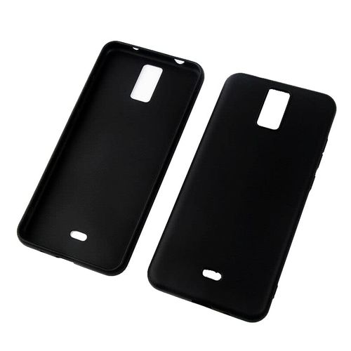 ExtremeCases for BLU View 3 B140DL Slim Flexi TPU Gel Skin Cover Phone Case + Extreme Band + Stylus Pen + Pry Tool (Black)