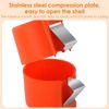 6 Portable Eggshell Opener Remover - Multifunctional Egg Cracker Separator Tool for Effortless Egg Opening & Peeling