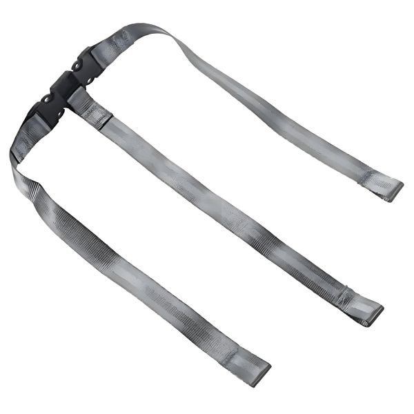 Koorium 3 Point Safety Harness Spare Parts, Grey, Load-Bearing, Suitable for Baby Kid's Outdoor Tree Rock Climbing and Rescue Activities