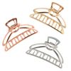 MITUKE Hair Clips, Hair Catch, Triangular, 3 Pieces, Strong, Can Be Used For Dense Hair, Silver + Gold + Rose Gold