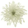 Aurora Collection Shaped Feather Fascinator in Ivory, size: One Size