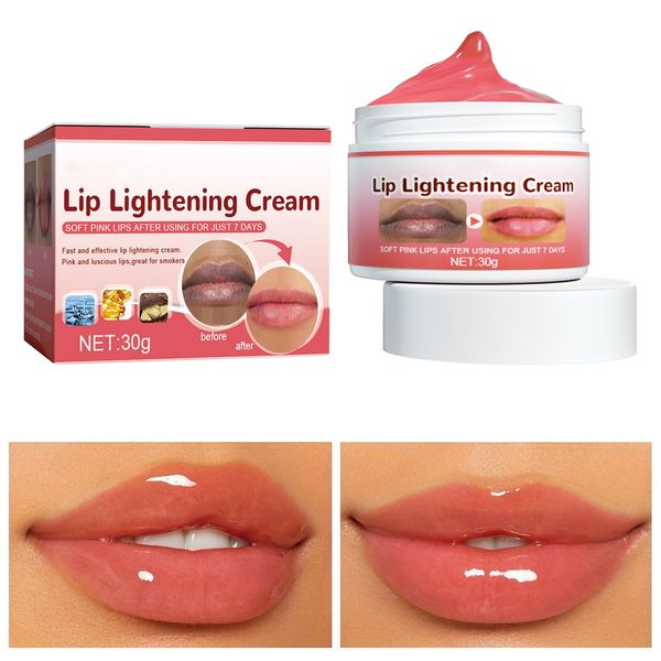 Lip-Balm, Lippenbalsam, Lippenaufhellung für dunkle Lippen, Lippen-Booster & Lippenpflege für vollere Lippen, zum Aufhellen dunkler Lippen und Reduzieren von feinen Lippenlinien