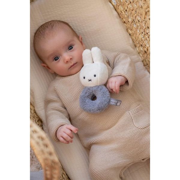 Dudway Miffy Rattle/Fluffy/Blue/Fluffy/Blue F