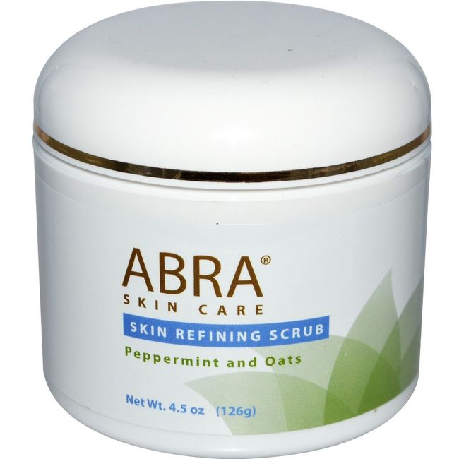 Abra Therapeutics Skin Refining Scrub Peppermint and Oats - 4.5 oz