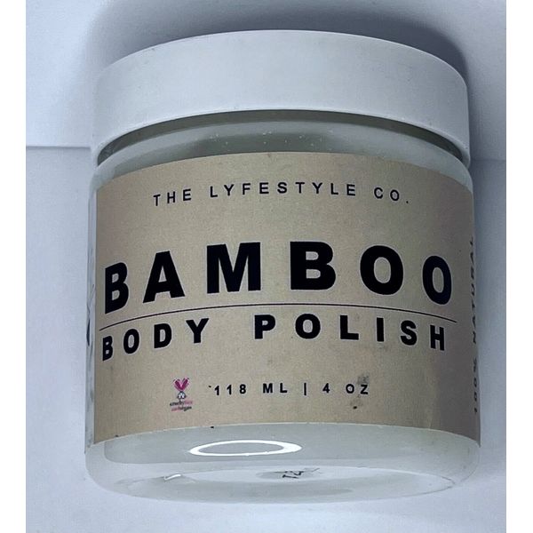 The Lyfestyle Co Bamboo Body Polish 118 mL/ 4 oz  New Full Size $49