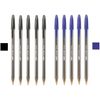 Bic 1.6mm Large Black & Blue Bold Ink Pen - 5 Black & 5 Blue