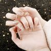 24 Pcs Nails Medium Long Fake Nails Cute Elegant Nails Pearl Decoration Wedding Coming-of-Age Ceremony Party After-party False Nails