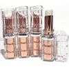 L'Oreal  COLOUR RICHE PLUMP & SHINE LIPSTICK 103 LYCHEE PLUMP 0.10oz  4 PACK