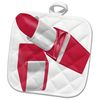 8x8 Potholder - Cute Red Lipstick Illustration Illustrations