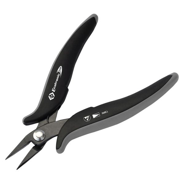 C.K T3890 Ecotronic ESD Sort Snipe Nose Pliers
