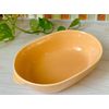Orange Eared Gratin Egg Oval Bowl