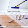 Professional Grade Tile and Grout Cleaning Brush Set with Long Handle – 2 Pack