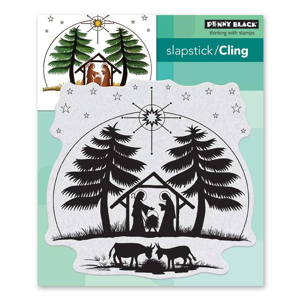 Penny Black Cling Stamps-Nativity