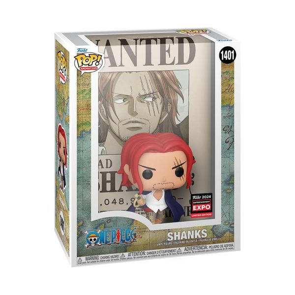 Funko Pop! Movie Poster: One Piece - Shanks (2024 Limited Edition Entertainment Expo Shared Exclusive)