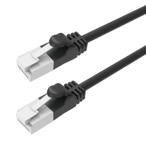 Elecom GM-LDGPAT/BK50 LAN Cable, PS5 Compatible, CAT6A Nail Break Prevention, 16.9 ft (5.0 m), Black