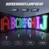 Programmable Huge Bright LED Signs, 27''X5'' USB 5V, Bluetooth App Control Custo