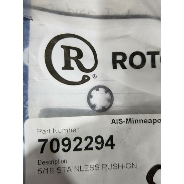 Kenmore Rotor Clip stainless push-on Water Softener Clip 7092294