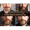 Hair Moustache Scissors Beard Scissors – 9 Cm – Stainless Steel with Curved Cutting Edges